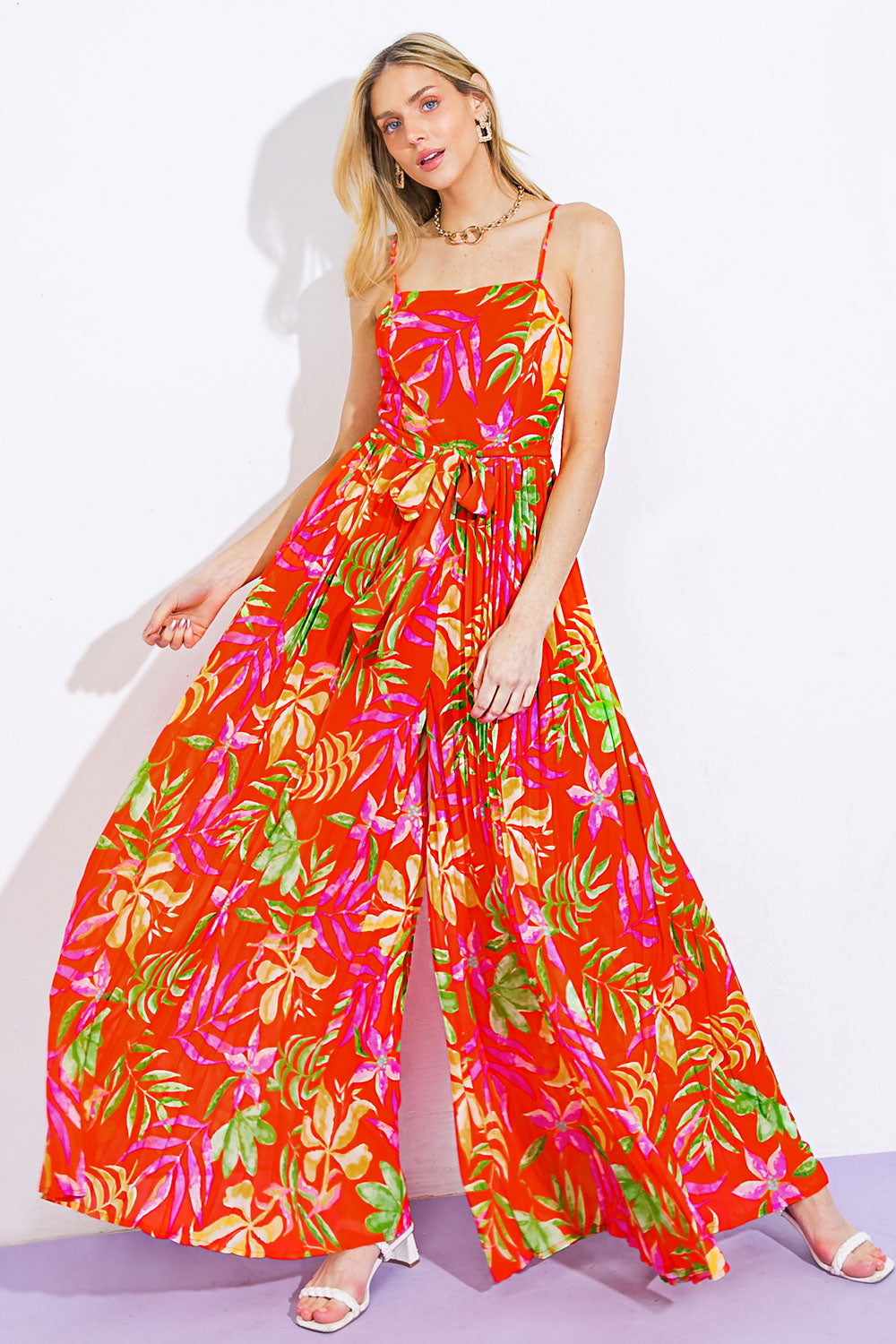 Blossoming With Joy Woven Jumpsuit