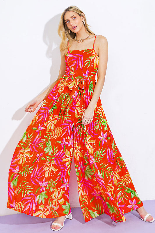Blossoming With Joy Woven Jumpsuit
