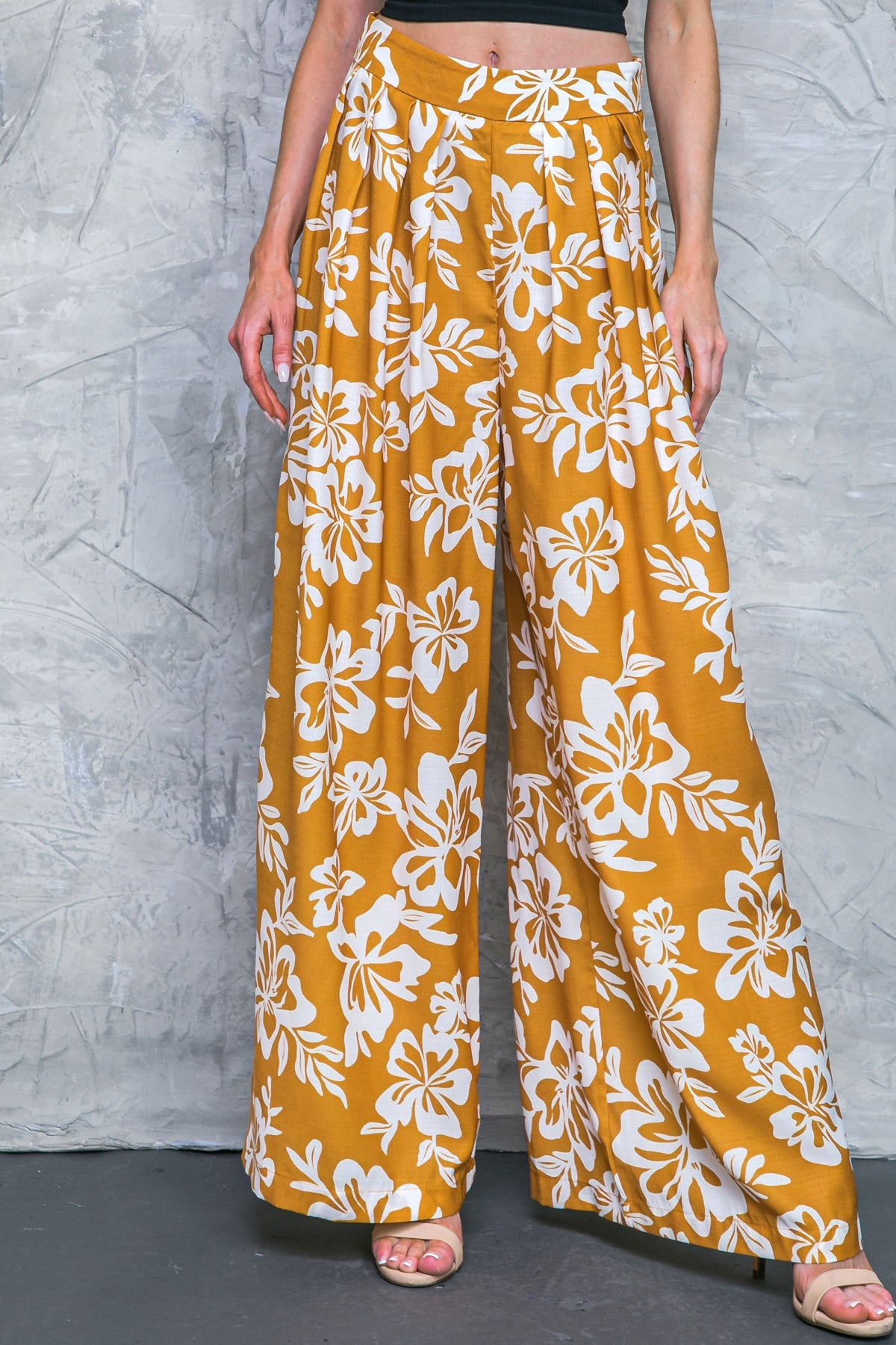 Let The Light In Brown Woven Pants