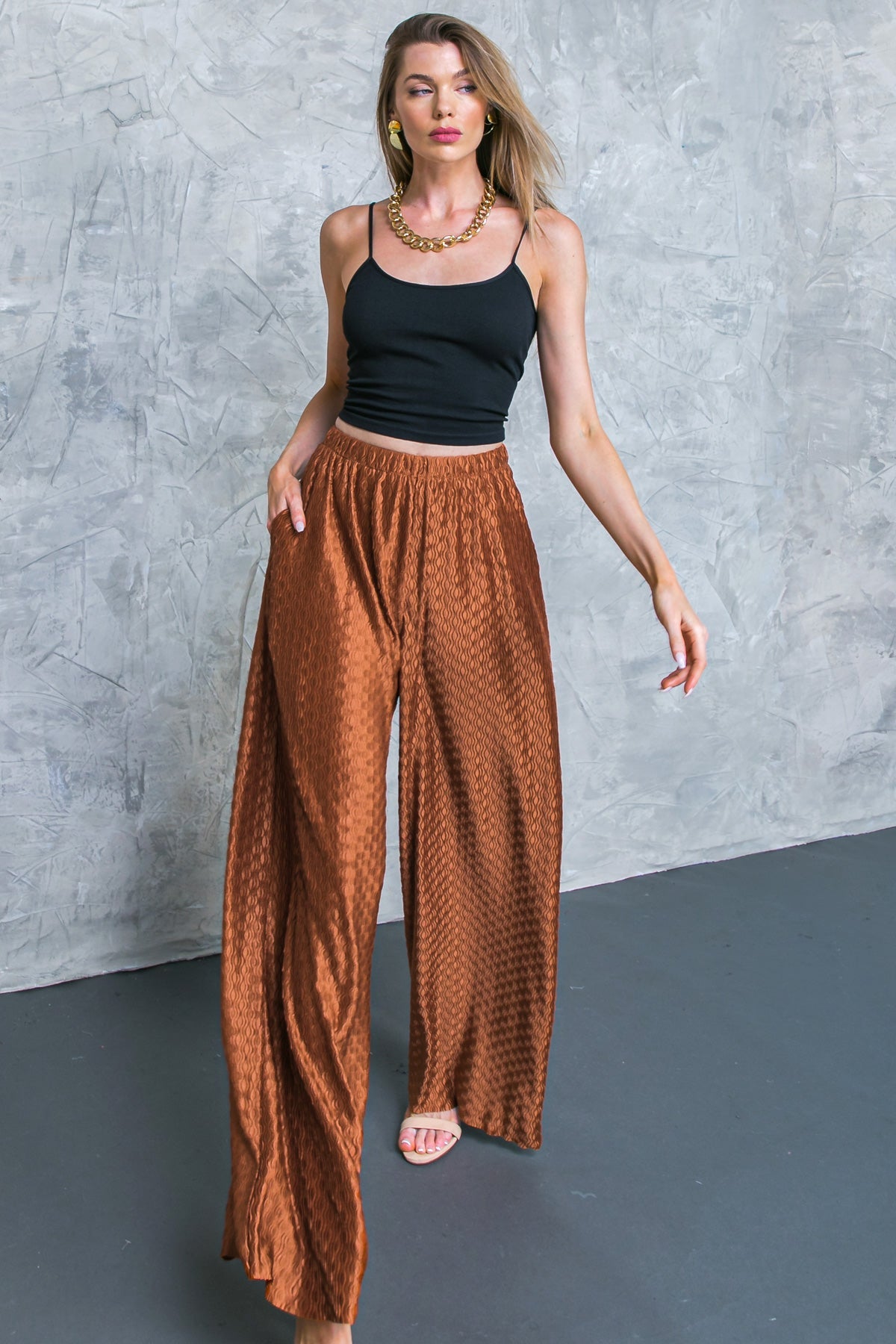 Regal Romance Woven Pants