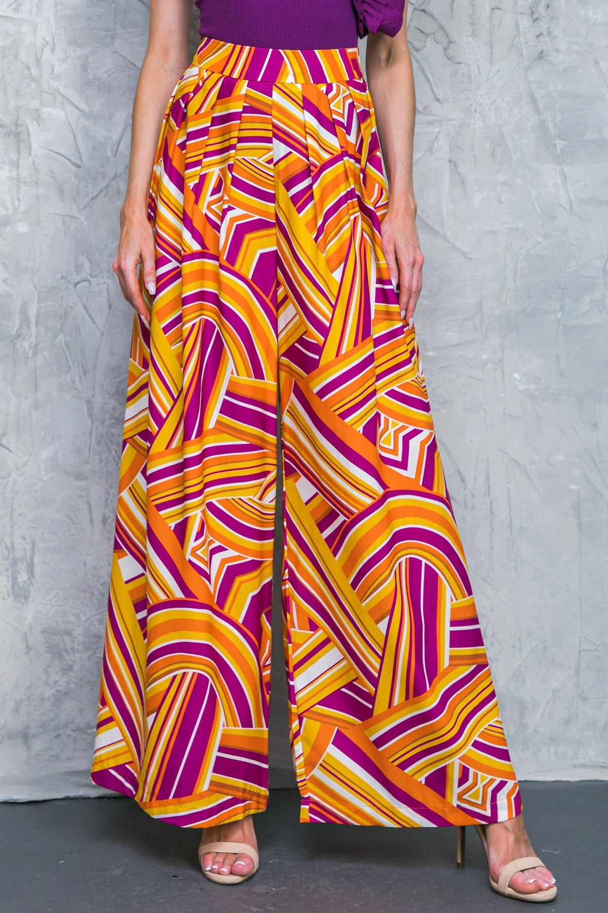 Lively Charm Wide Leg Pants