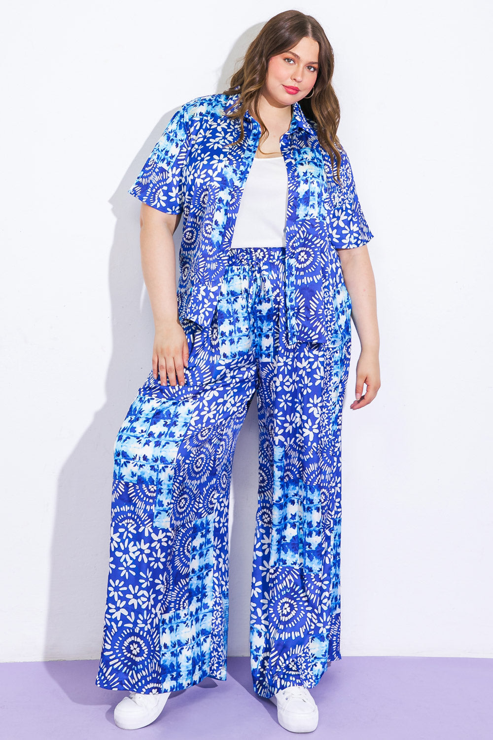 Beautiful Borders Wide Leg Pants