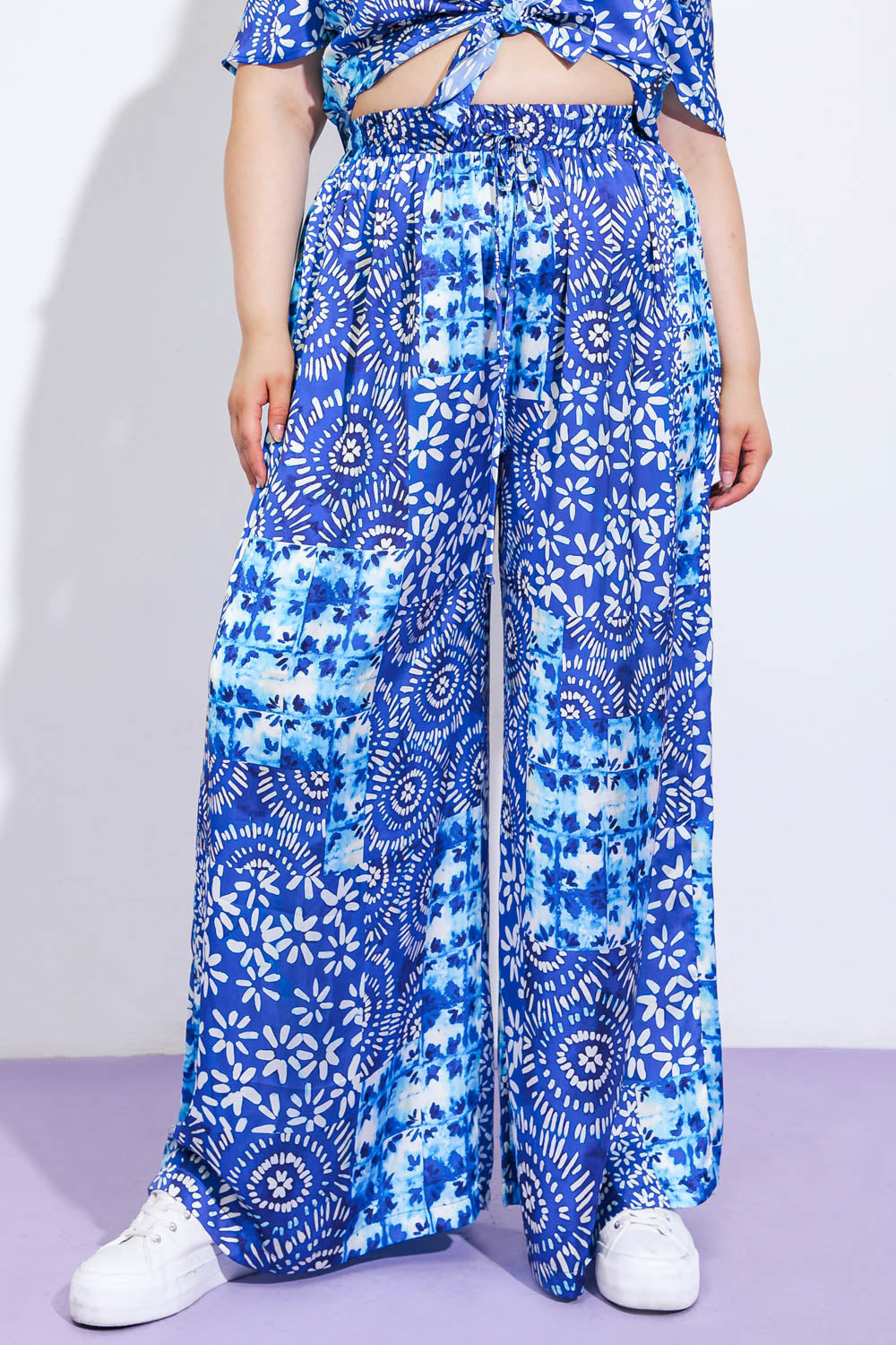 Beautiful Borders Wide Leg Pants