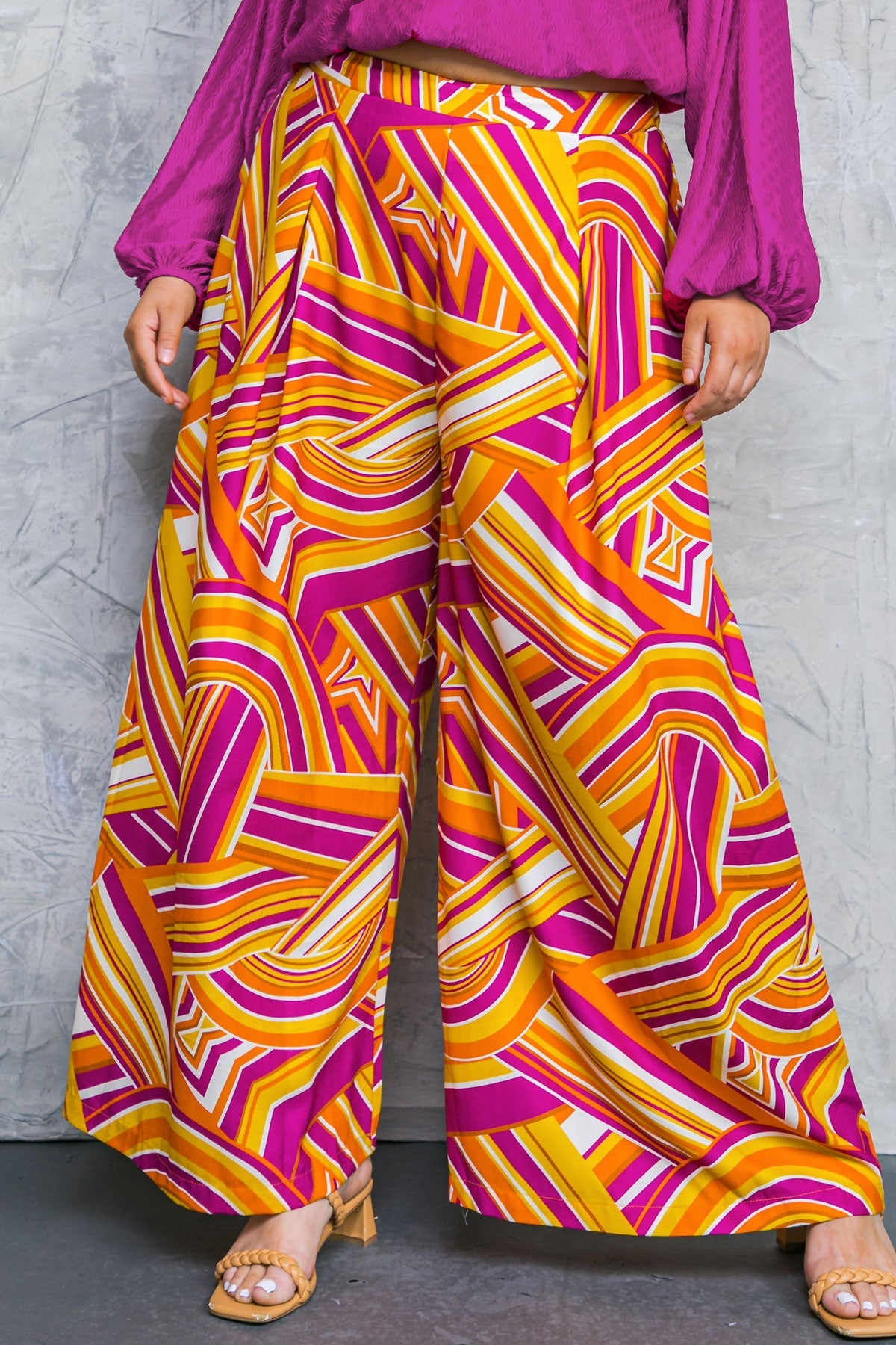 Lively Charm Wide Leg Pants