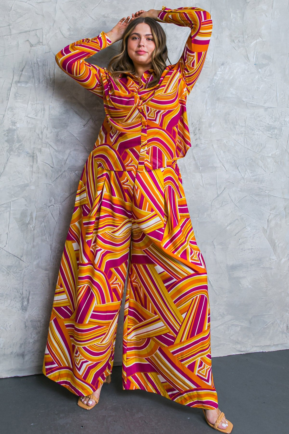 Lively Charm Wide Leg Pants