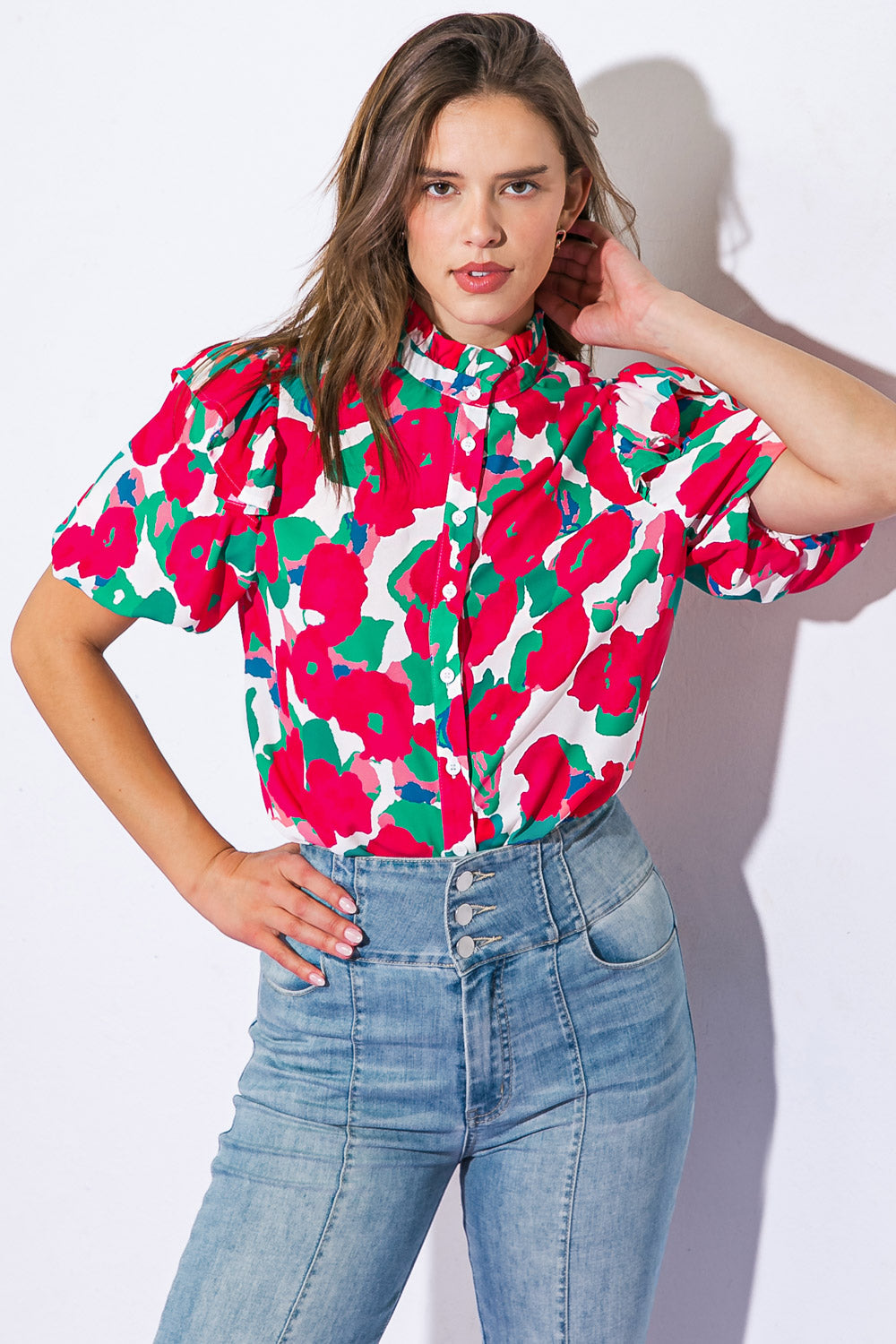 I Can Wait Forever Woven Top