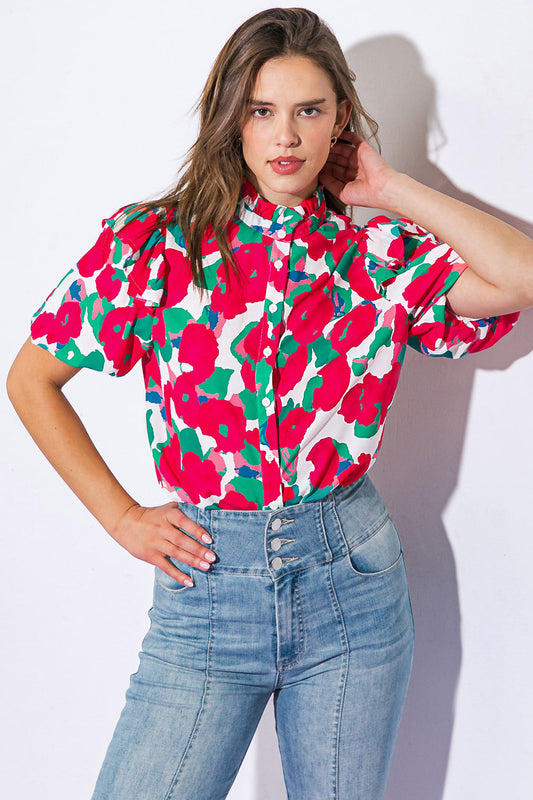 I Can Wait Forever Woven Top