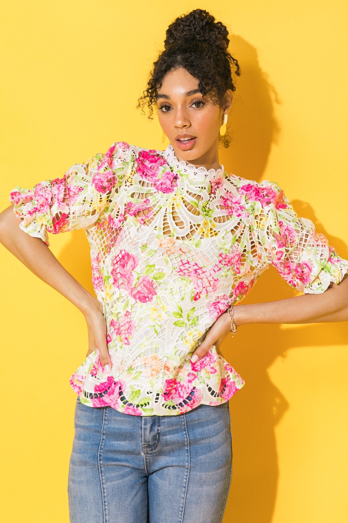 Rustic Charm Dreams Woven Top