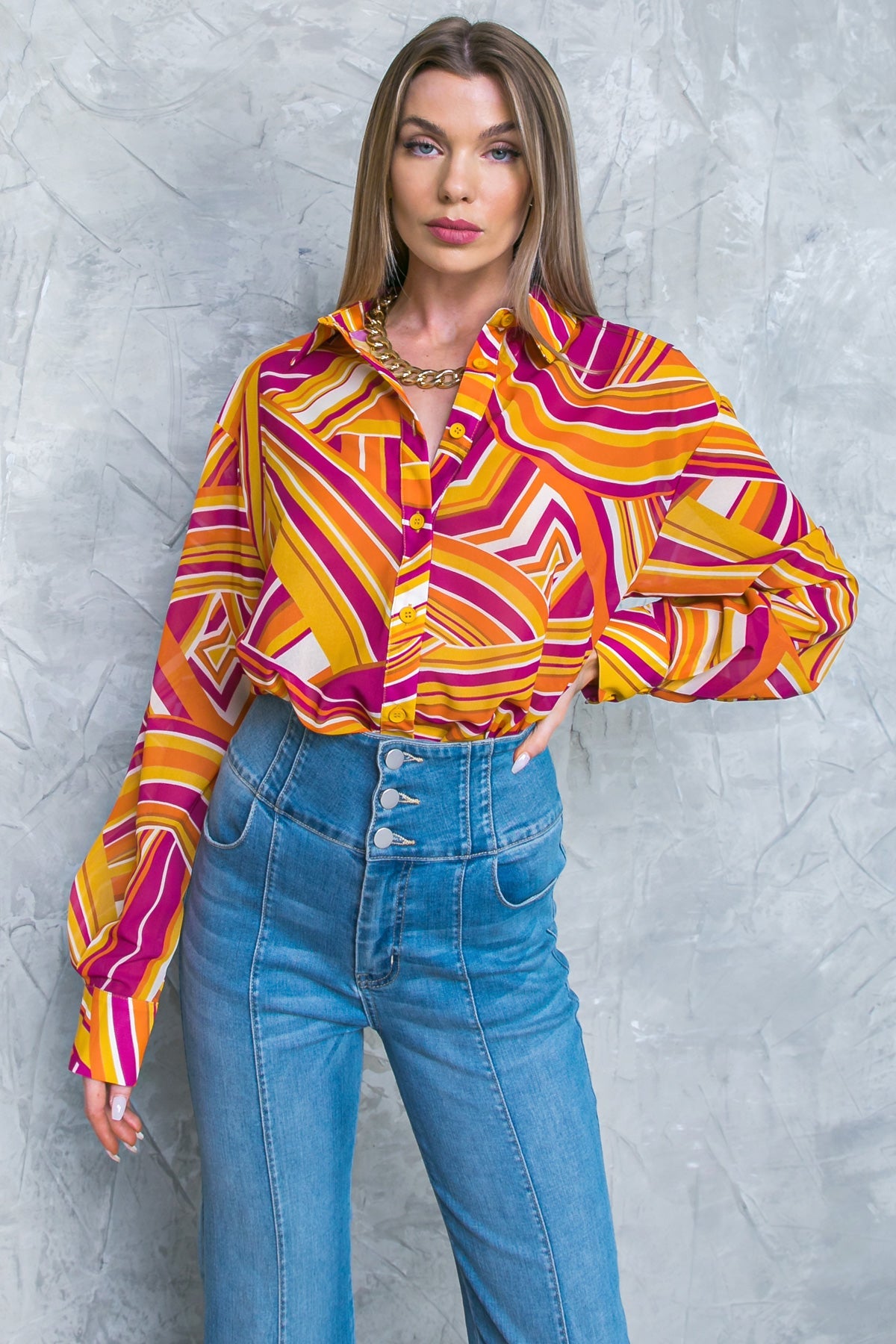 Lively Charm Woven Top