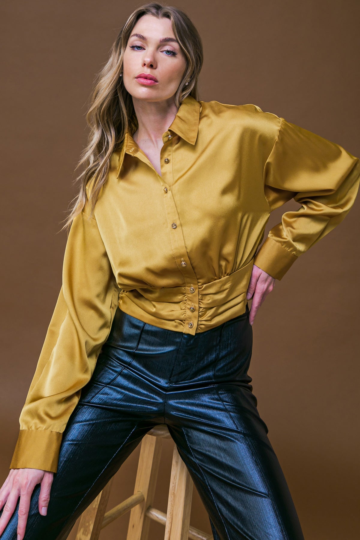 Romantic Moves Woven Top