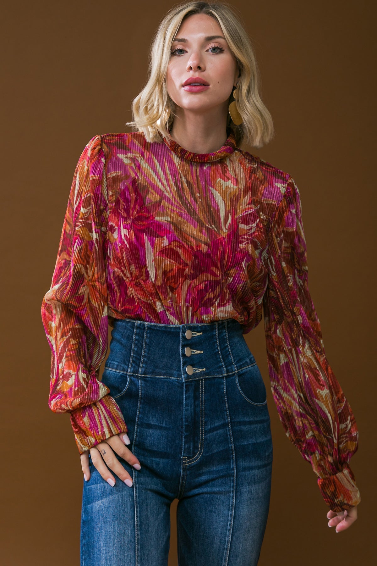 Crushing on You Woven Top