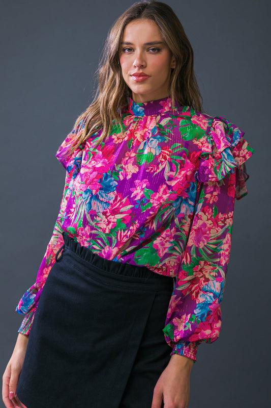 Makes Me Happy Woven Top