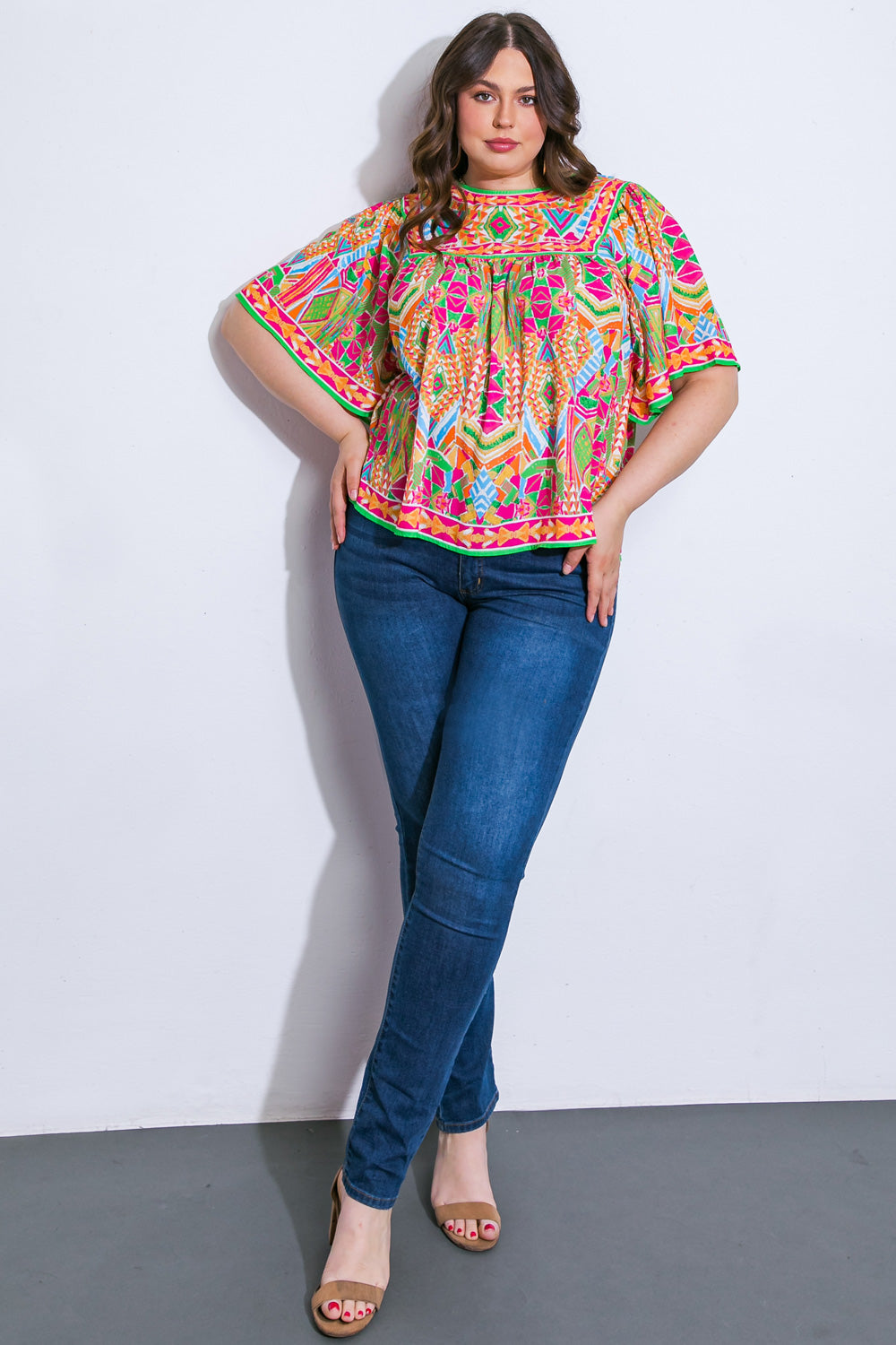 Sage Wisdom Dreams Woven Top