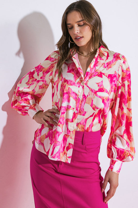 Coming To My Senses Woven Top