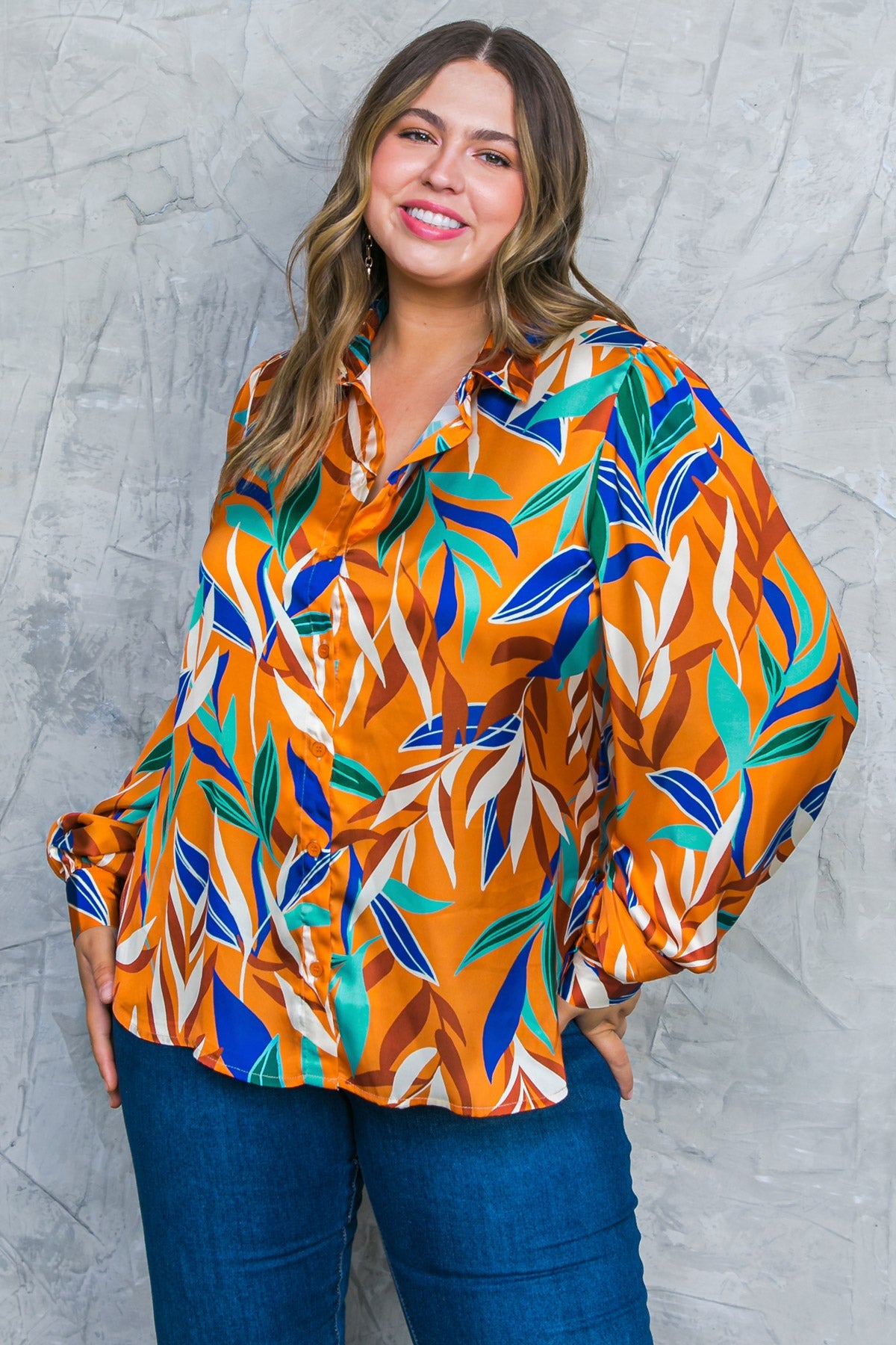 Feels Like Fall Woven Top