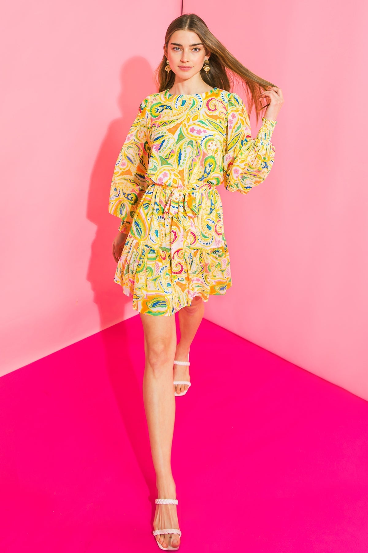 Wish For More Woven Mini Dress