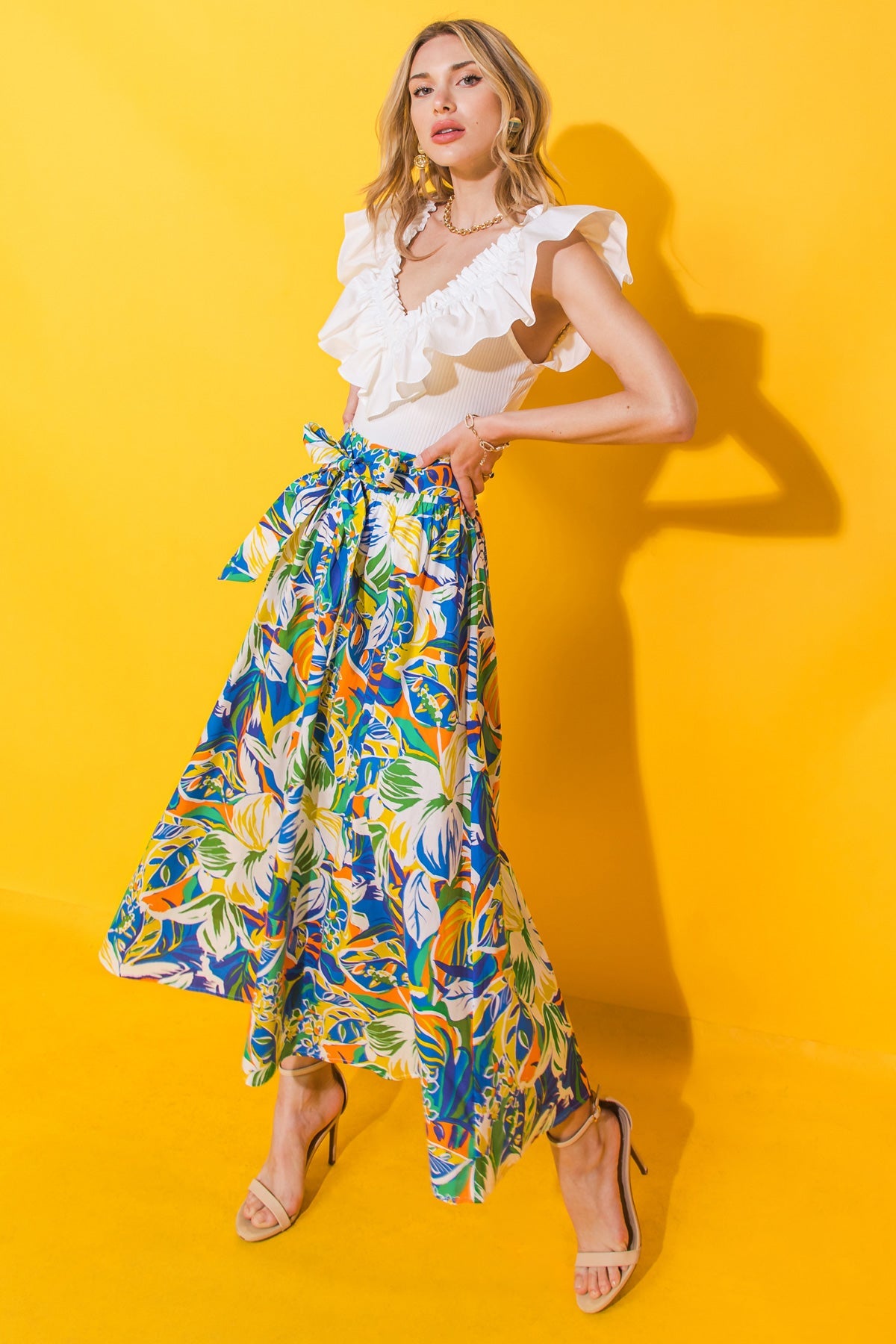 One And Only Poplin Skirt
