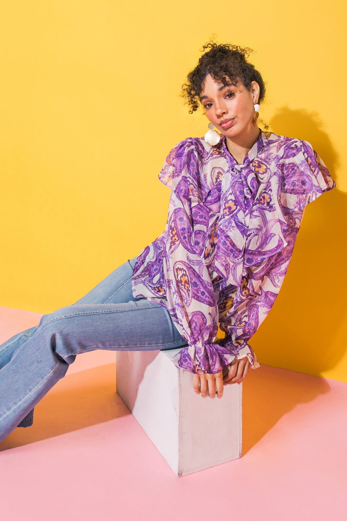 Sweetest Hello Woven Top