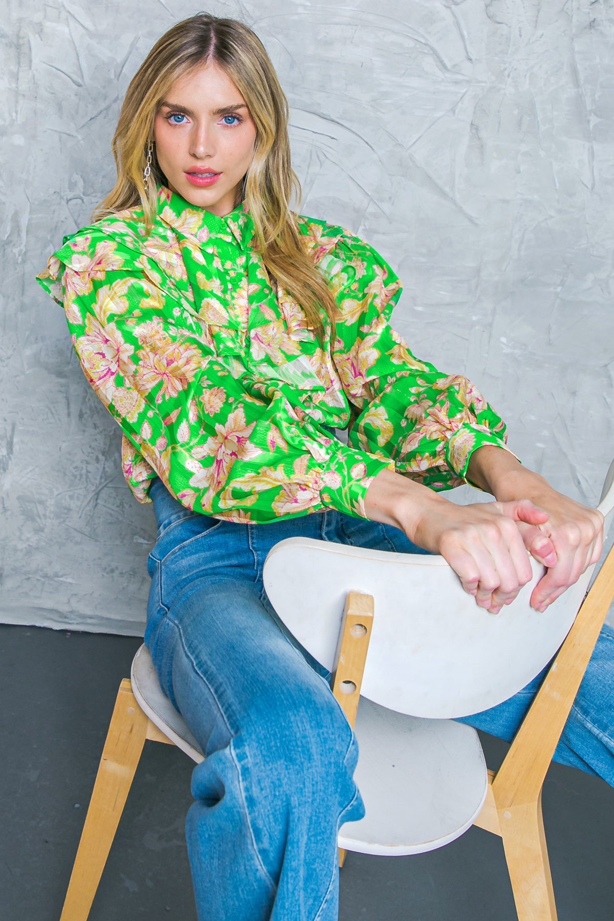 Stuck on an Island Woven Top