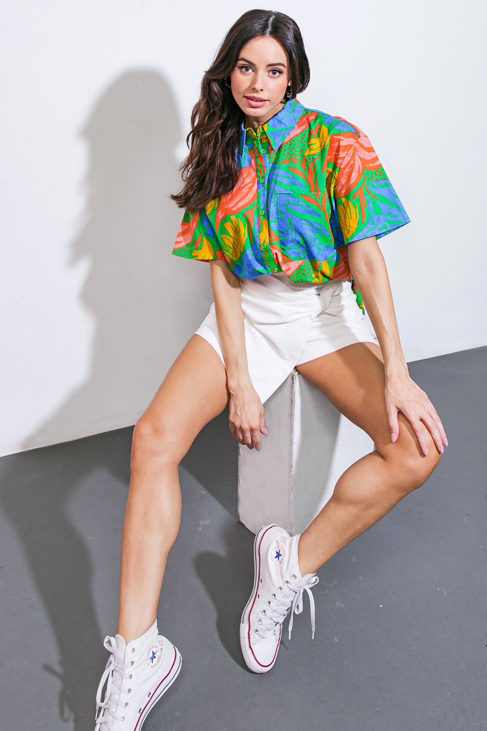 One Step At A Time Woven Top