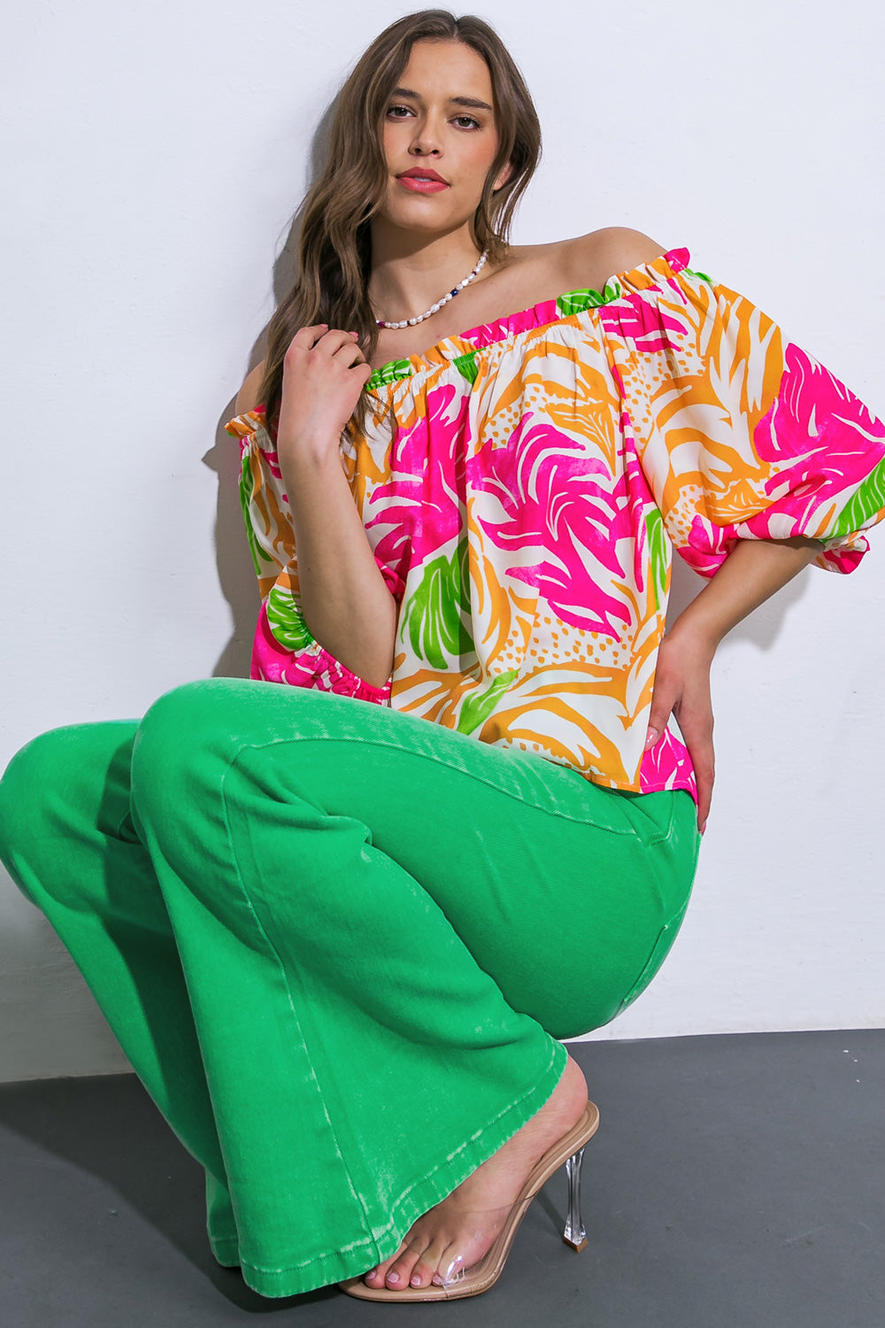 Breaking Hearts Woven Top