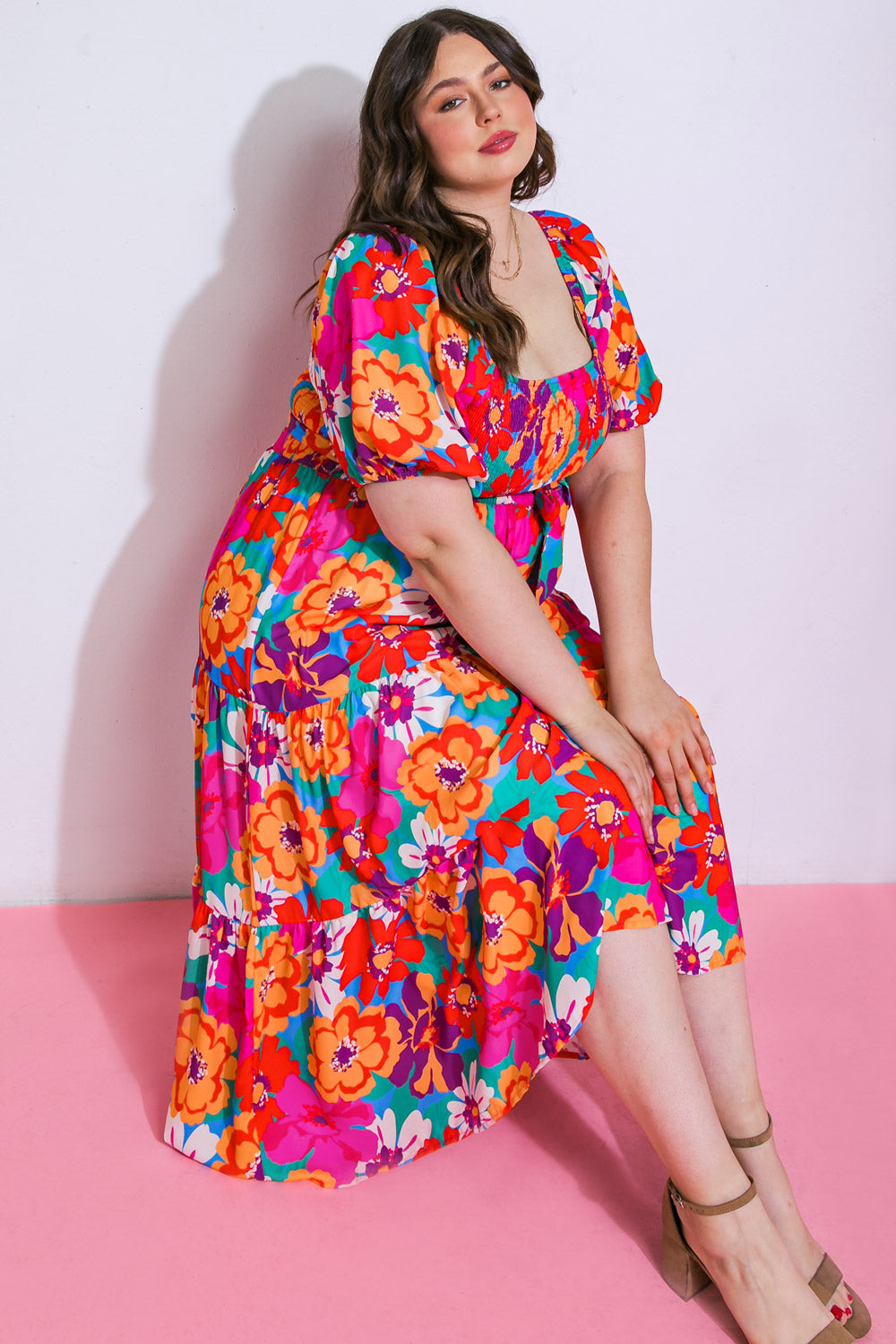 Everyone's Desire Woven Midi Dress
