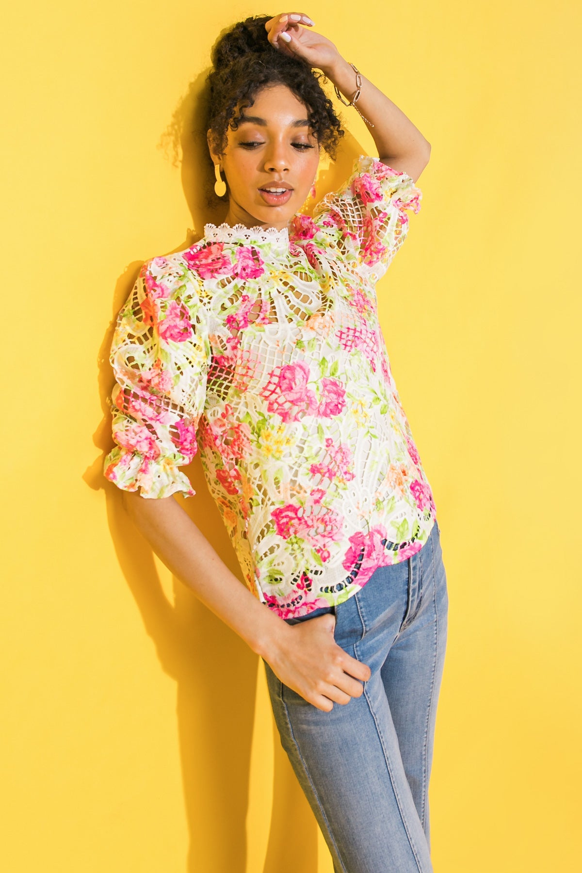 Rustic Charm Dreams Woven Top