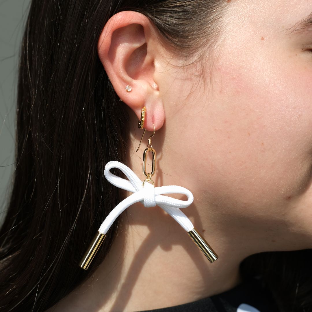 Glow in the Dark Simone Cord Earrings