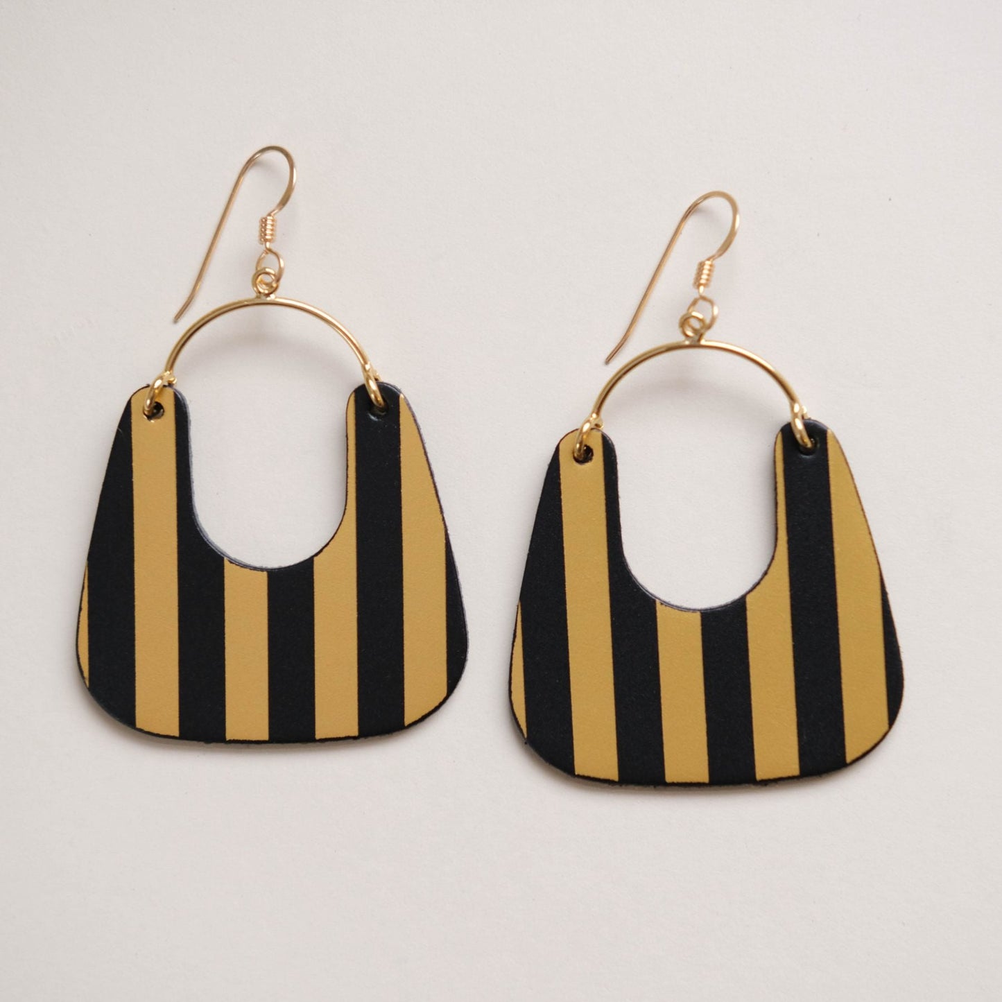 Gold & Black Stripe Noras