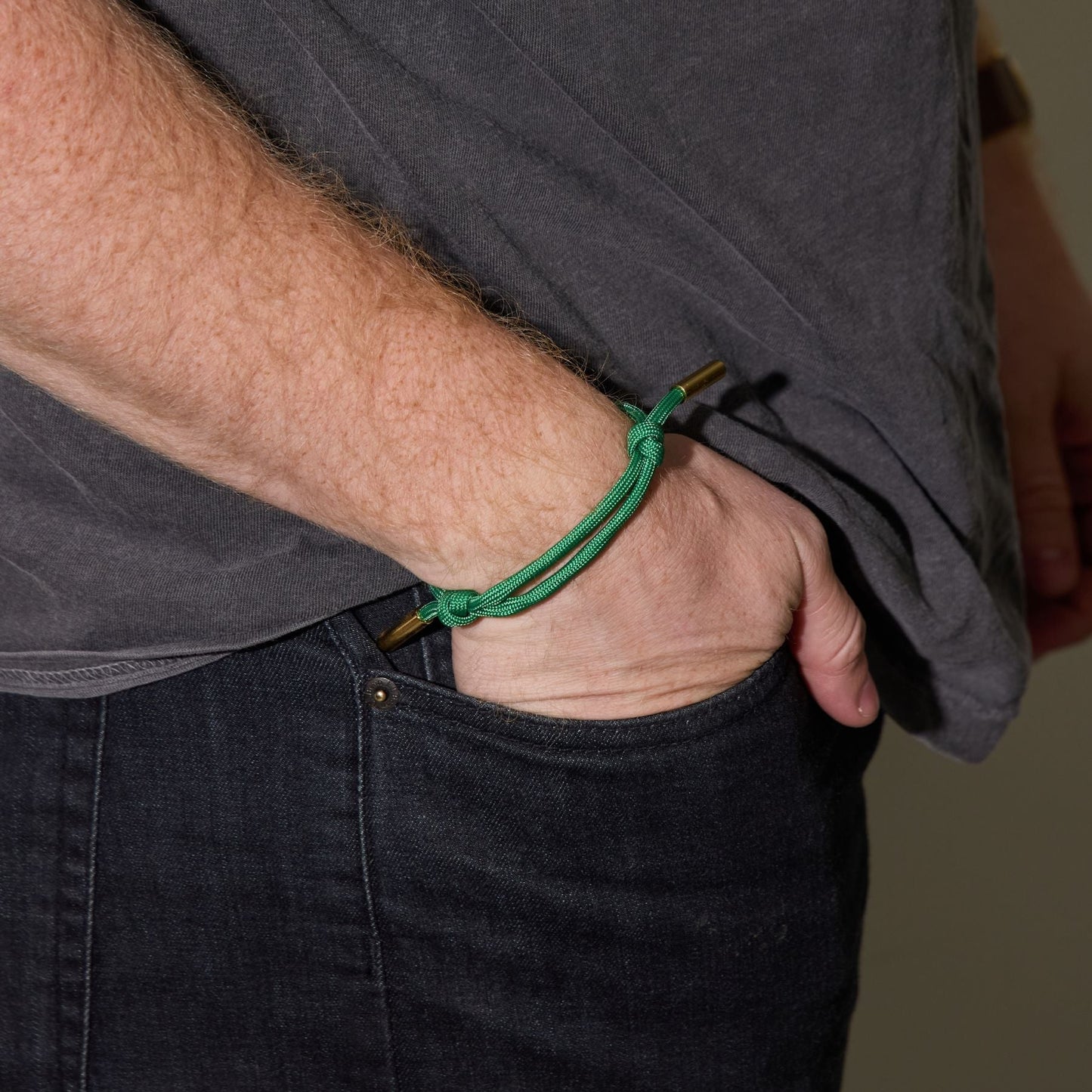 Green Cord Bracelet
