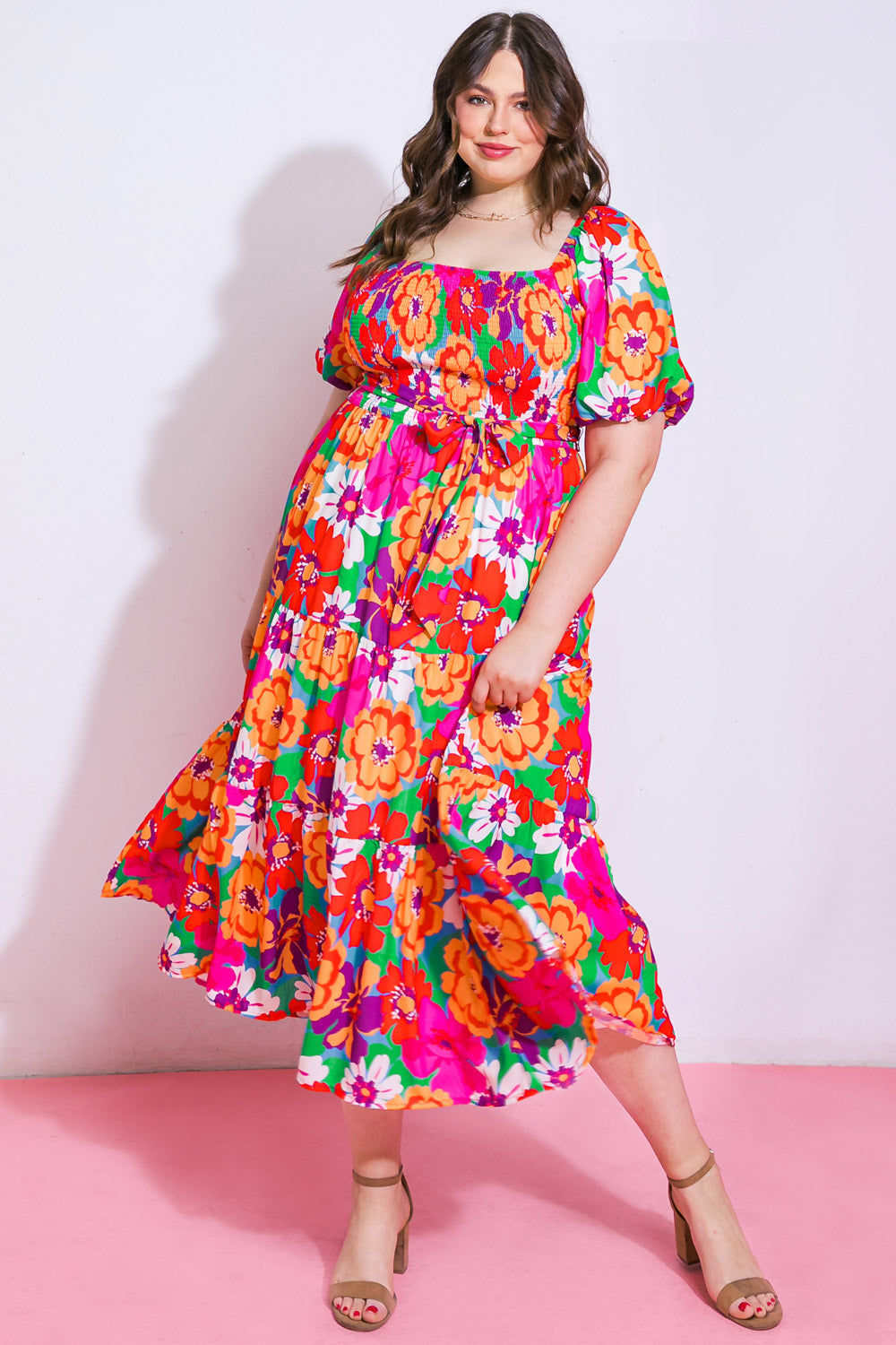 Everyone's Desire Woven Midi Dress