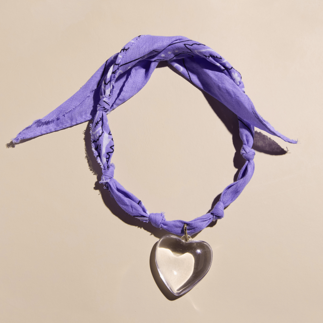 Lavender Bandana Necklace