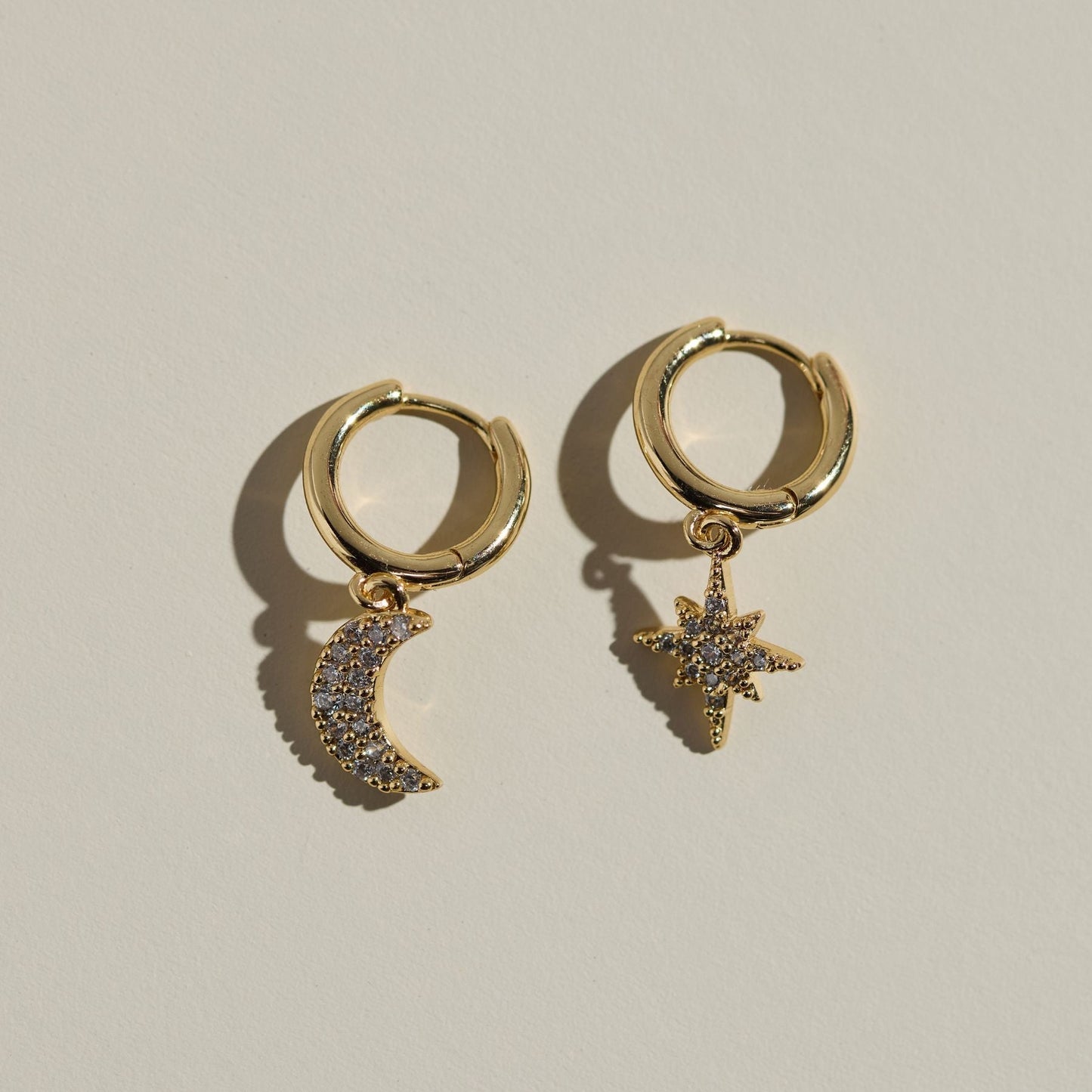 Gold Moon and Star Huggies