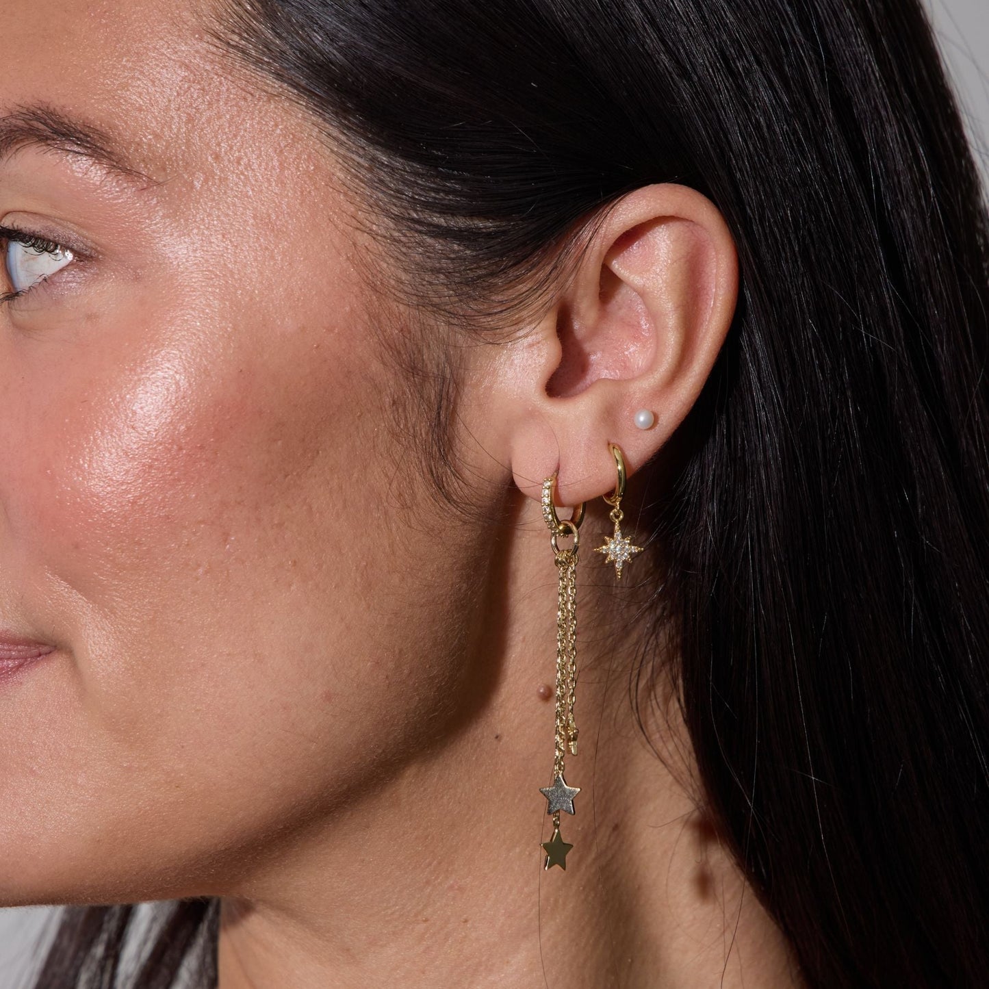 Gold Moon and Star Huggies