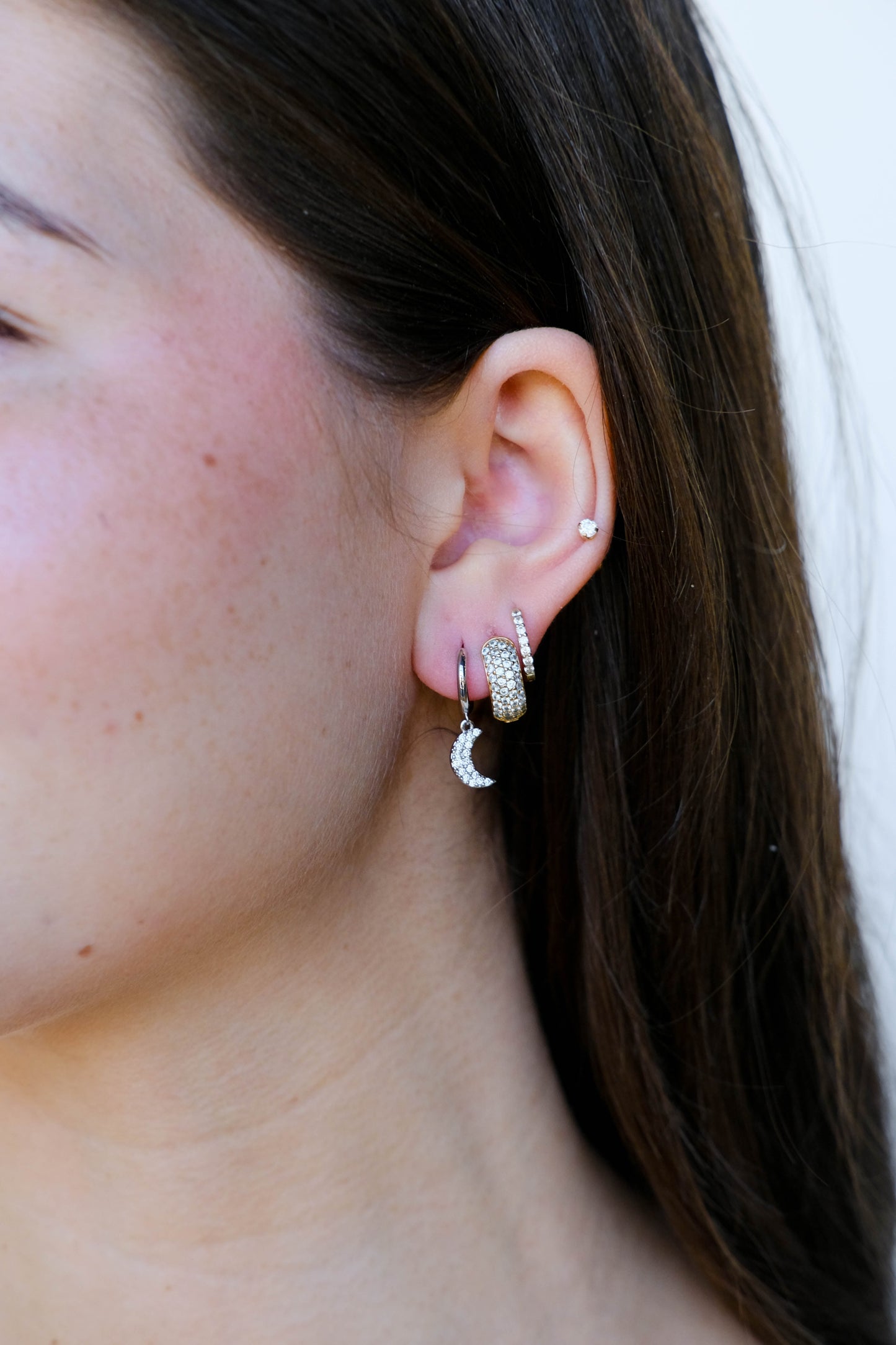 Silver Moon and Star Huggies