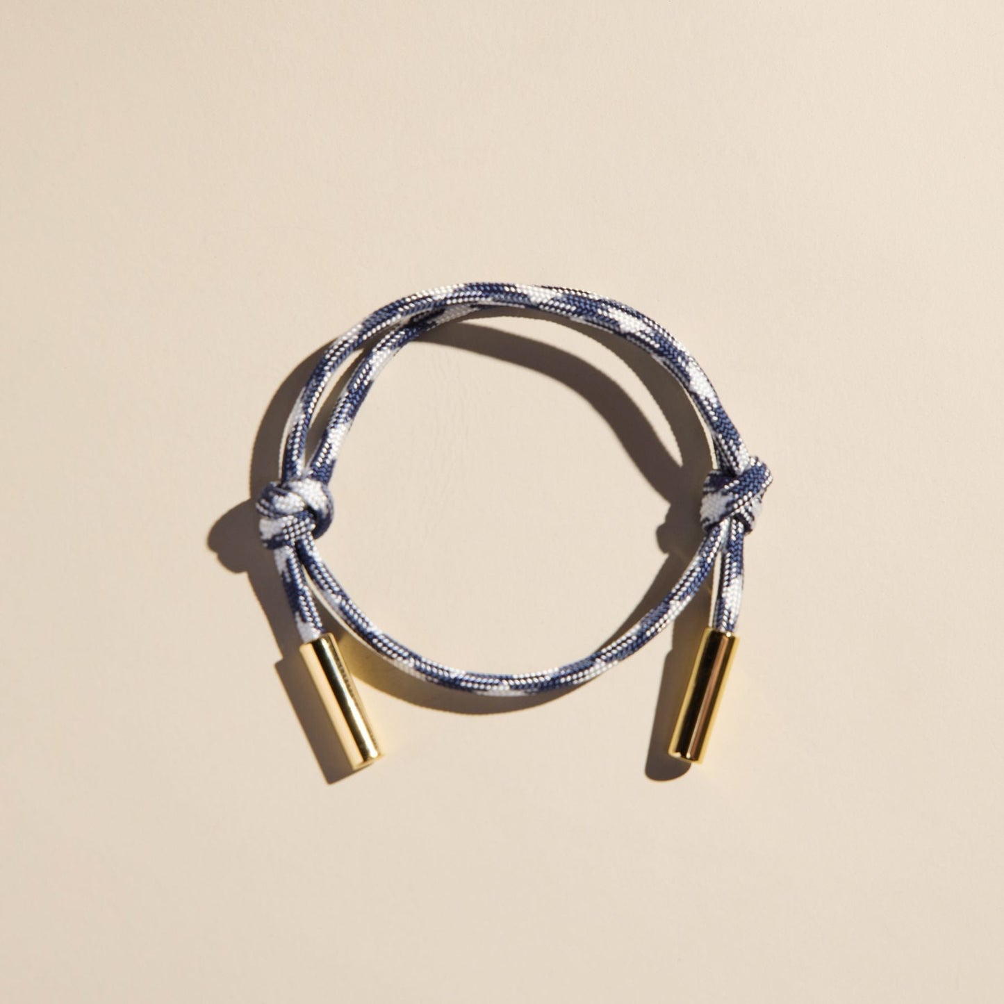 Navy & White Cord Bracelet