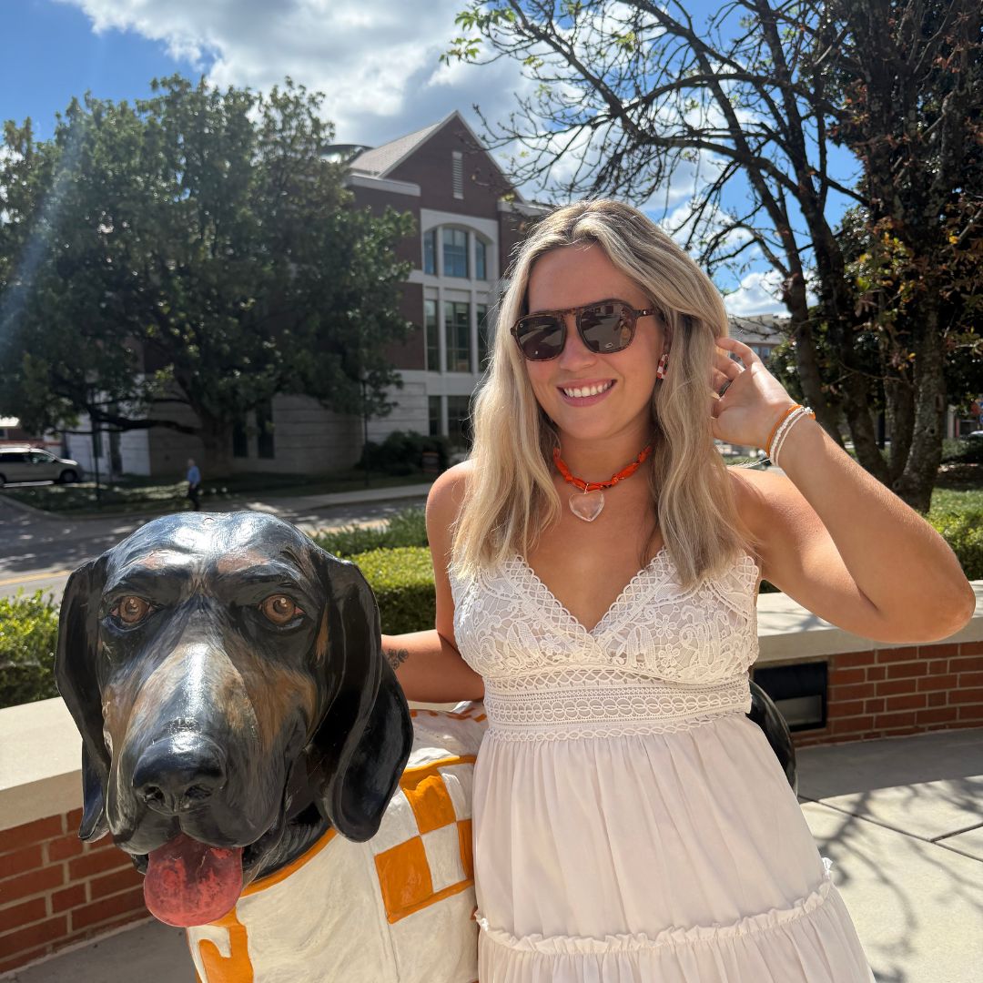 Orange Bandana Necklace