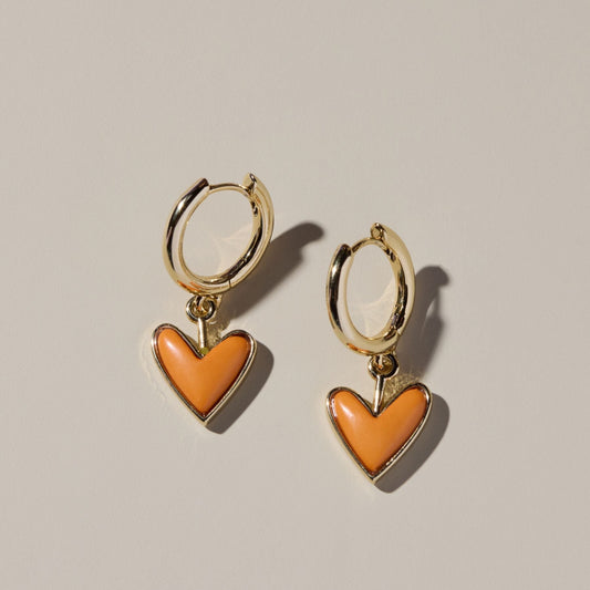 Orange Stone Sweetheart Huggies