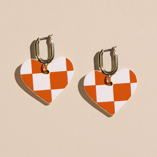 Orange & White Checkmate Quinn