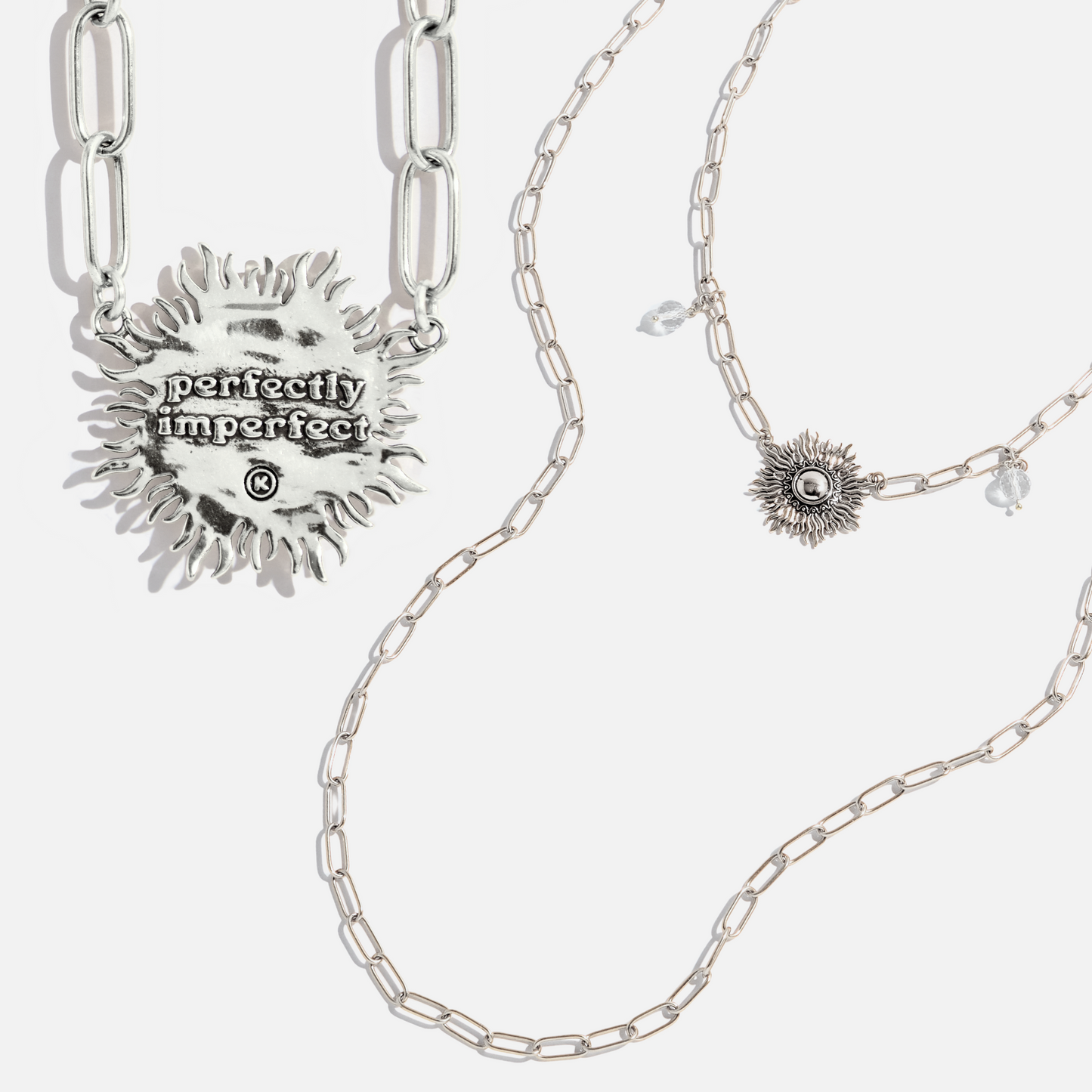 Perfectly Imperfect Starburst Long Chain Necklace