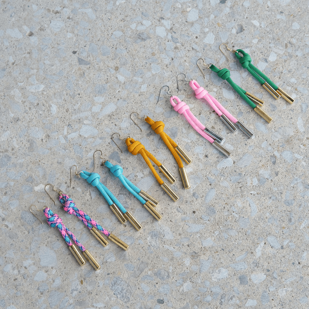 Turquoise Denver Cord Earring