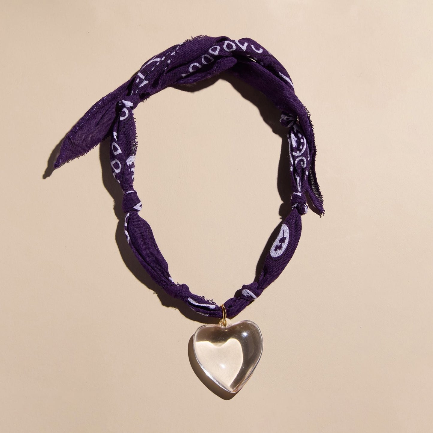 Purple Bandana Necklace
