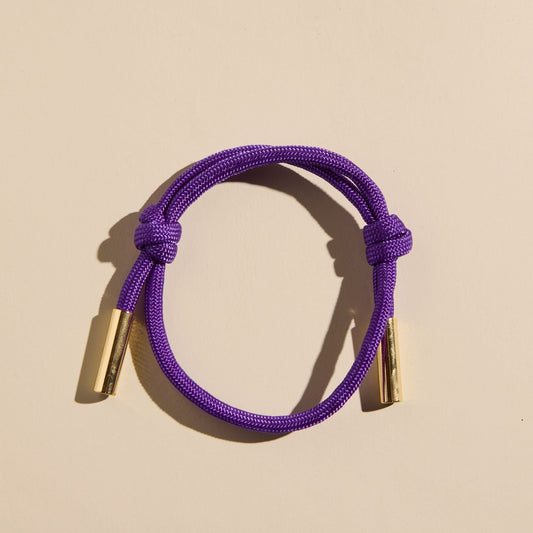 Purple Cord Bracelet