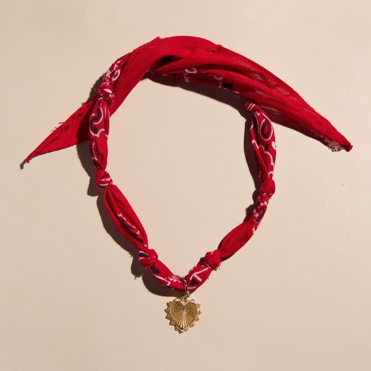 Red Bandana Necklace