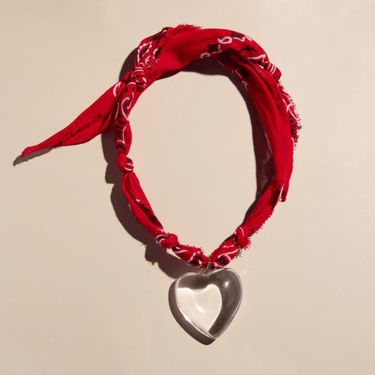 Red Bandana Necklace
