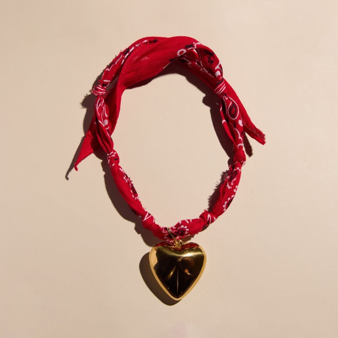 Red Bandana Necklace
