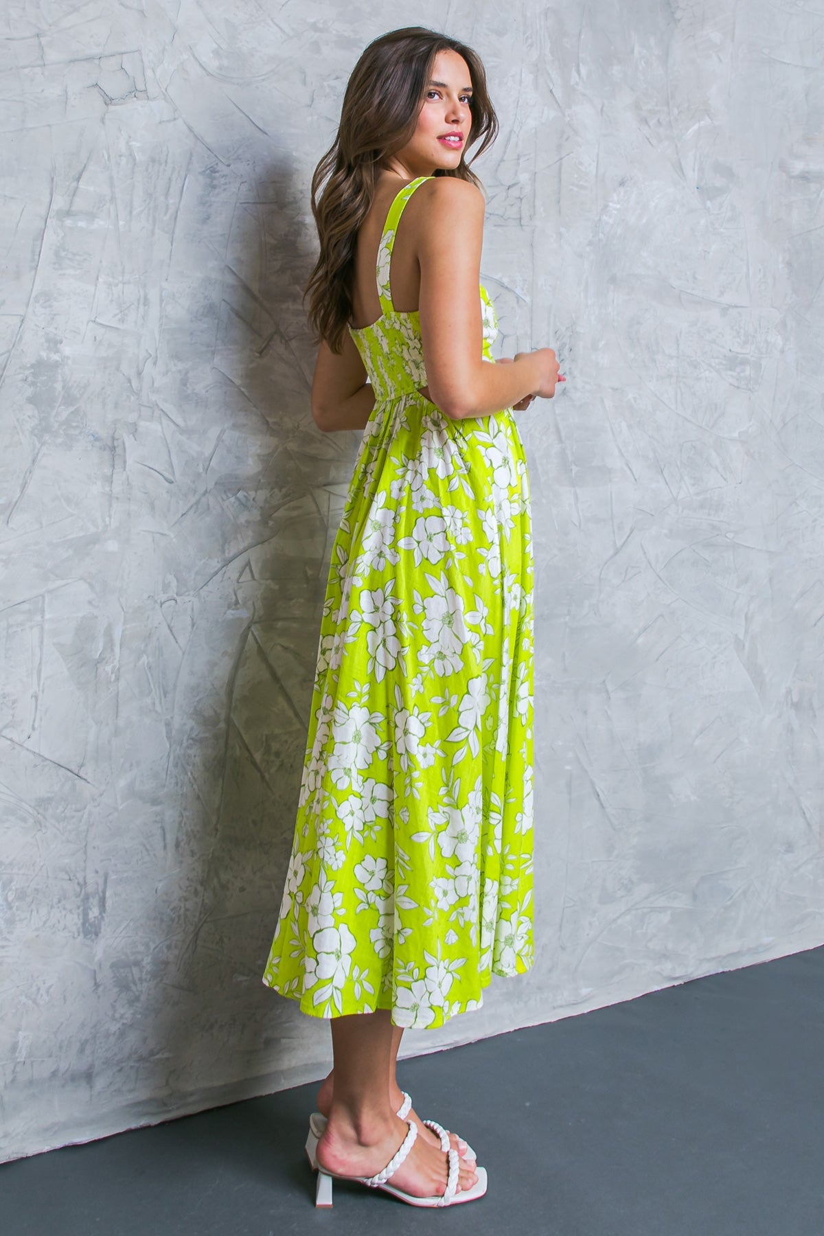 Perfectly Adored Woven Midi Dress