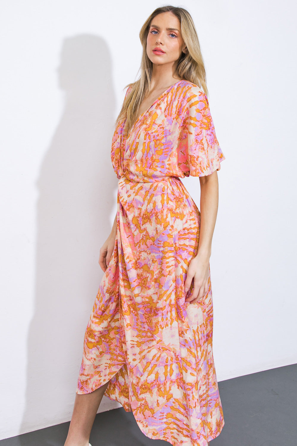 Most Wonderful Time Woven Midi Dress