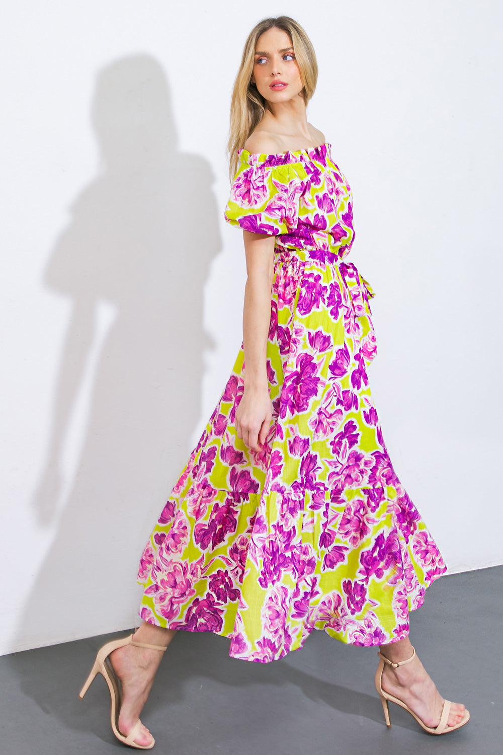 I'm in Charge Woven Midi Dress