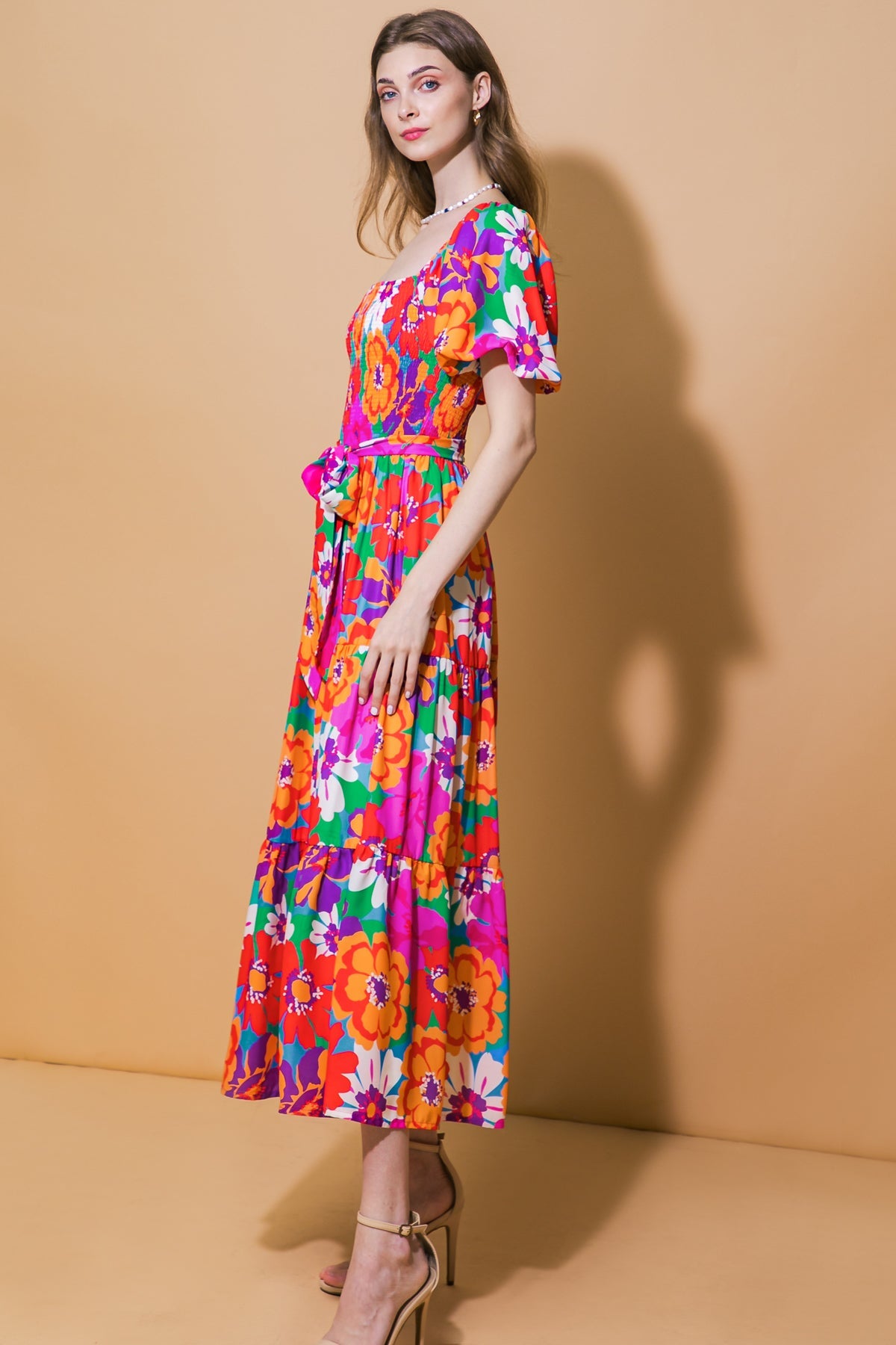 Everyone's Desire Woven Midi Dress